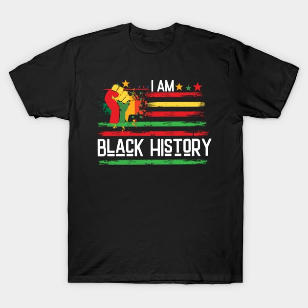 I am black history T-Shirt by Fun Planet